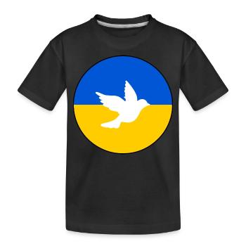 Ukraine - T-shirt bio Premium Enfant - noir - Devant