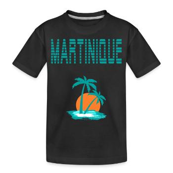 Martinique - T-shirt bio Premium Enfant - noir - Devant