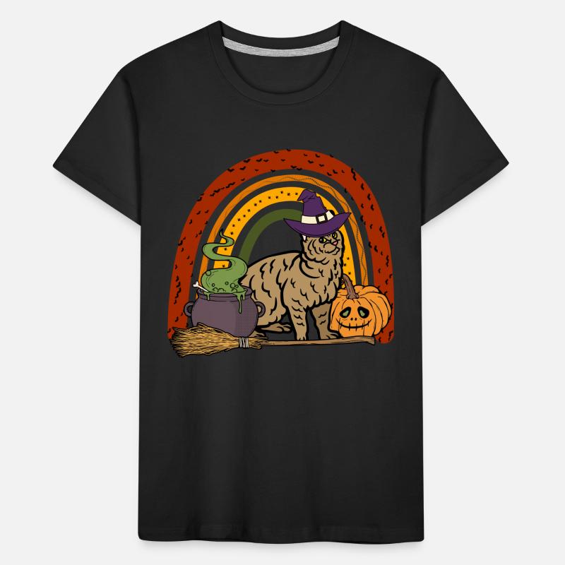 Pixie bob Chat Halloween T-shirt bio Premium Enfant