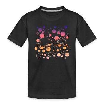 Diving - Kinder Premium Bio T-Shirt - Schwarz - Vorne