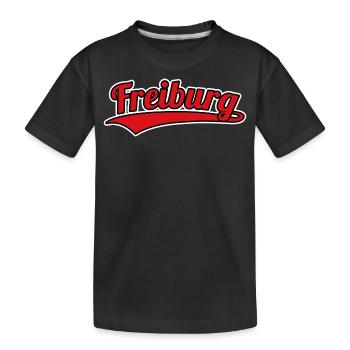 Fribourg Allemagne Ville natale - T-shirt bio Premium Enfant - noir - Devant