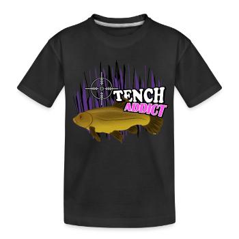Schleie - Kinder Premium Bio T-Shirt - Schwarz - Vorne