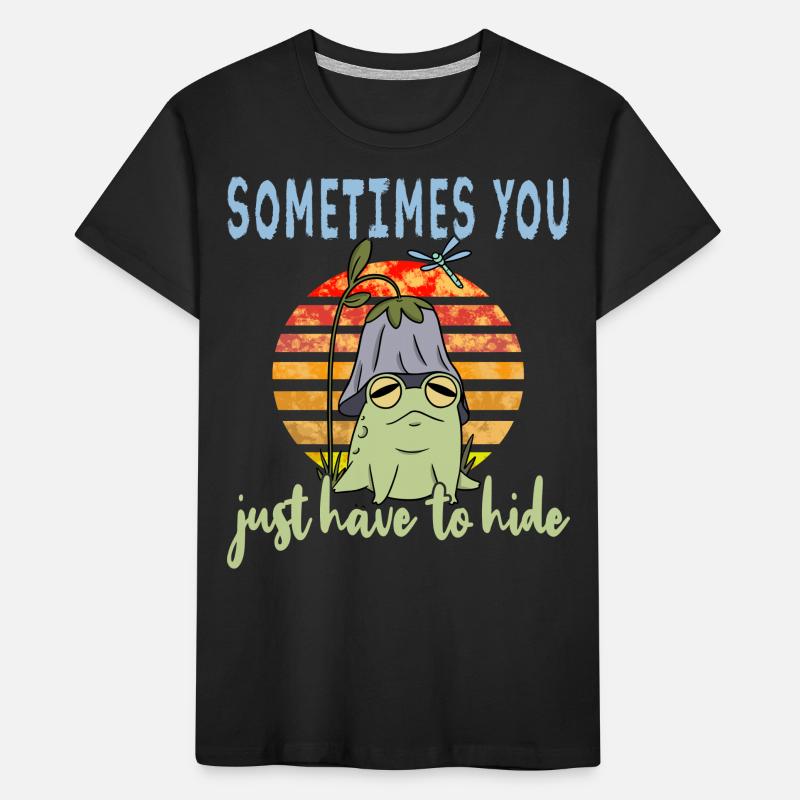 Depression Depression Frog Kids' Premium Organic T-Shirt