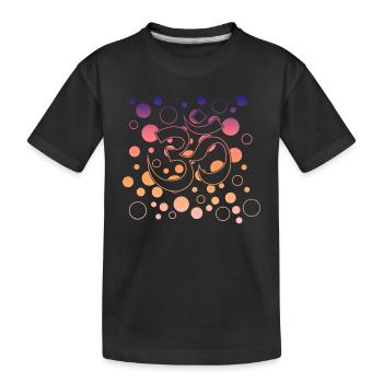 Namaste - Kinder Premium Bio T-Shirt - Schwarz - Vorne