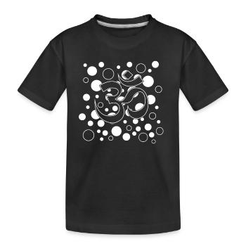 Namaste - Kinder Premium Bio T-Shirt - Schwarz - Vorne