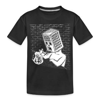 Deforestation - Kids' Premium Organic T-Shirt - black - Front