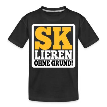 Eskalation SKlation sklation | Farben änderbar - Kinder Premium Bio T-Shirt - Schwarz - Vorne
