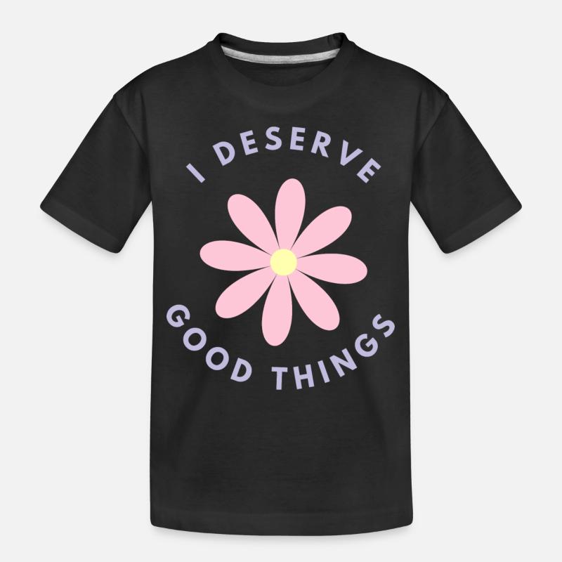Dans le mérite de bonnes choses - T-shirt bio Premium Enfant - noir