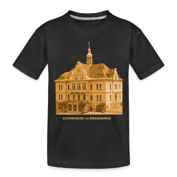 Hôtel de ville de Schönheide Erzgebirge Saxe - T-shirt bio Premium Enfant - noir - Devant