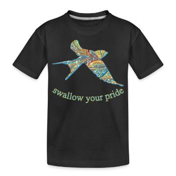 Schwalbe E 201 - T-shirt bio Premium Enfant - noir - Devant