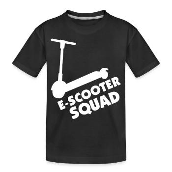 E-Scooter Roller Scooter - T-shirt bio Premium Enfant - noir - Devant