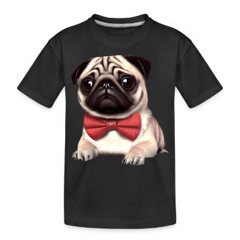 Chiens Propriétaires de chiens Propriétaires de chiens Bulldog Propriétaires de chiens - T-shirt bio Premium Enfant - noir - Devant
