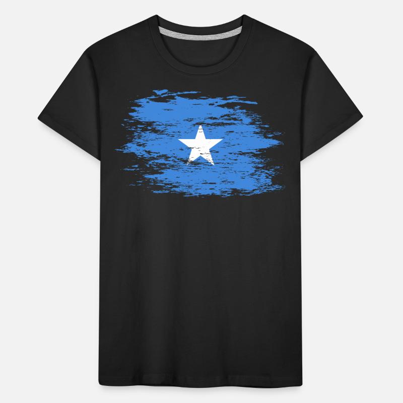 Drapeau de la Somalie utilisé T-shirt bio Premium Enfant