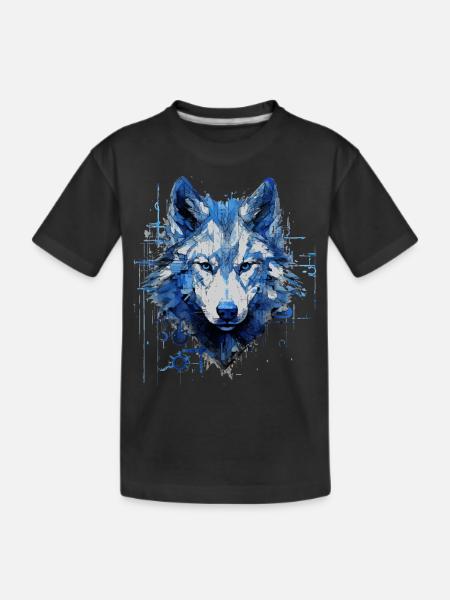 T-Shirt Loup Loups Wolf Pack Animal Lover - T-shirt bio Premium Enfant - noir
