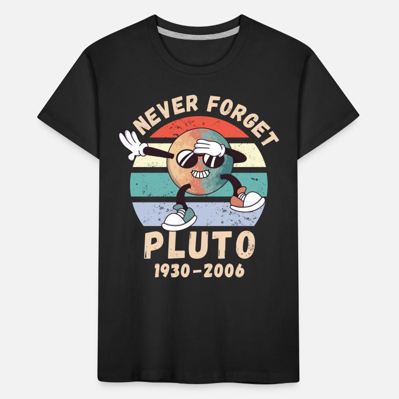 Pluto Never Forget 1930 - 2006 Kids' Premium Organic T-Shirt