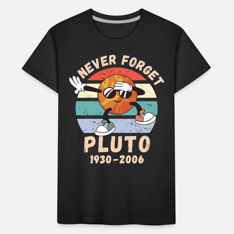 Pluto Never Forget 1930 - 2006 Kids' Premium Organic T-Shirt