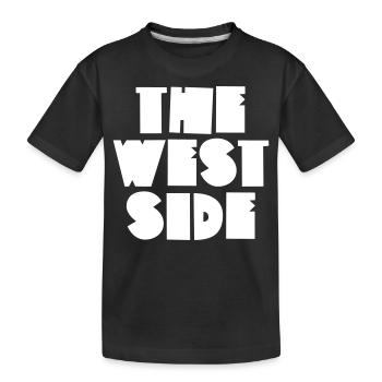 The West Side - Kids' Premium Organic T-Shirt - black - Front