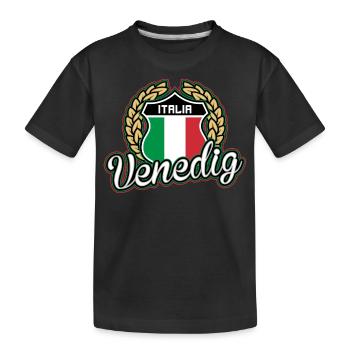 Venise - T-shirt bio Premium Enfant - noir - Devant