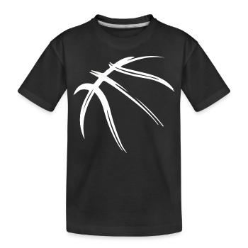 Basketball Basketball Player Basketball Player 3x3 - Kids' Premium Organic T-Shirt - black - Front