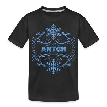 Anton - T-shirt bio Premium Enfant - noir - Devant