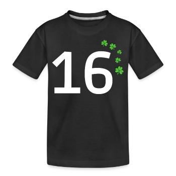 16 - T-shirt bio Premium Enfant - noir - Devant