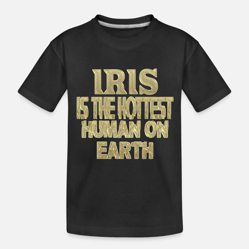 iris - T-shirt bio Premium Enfant - noir