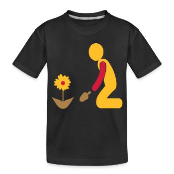 jardin - T-shirt bio Premium Enfant - noir - Devant