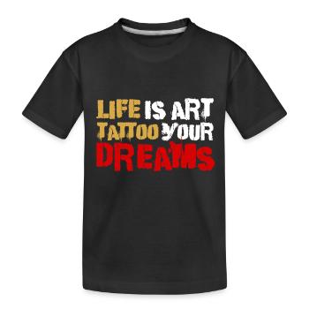 Tattoo Shirts Tattoo Hoodie Top Tattoo Tatouages Shi - T-shirt bio Premium Enfant - noir - Devant