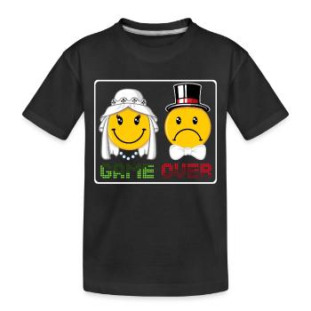 Game over - Kinder Premium Bio T-Shirt - Schwarz - Vorne