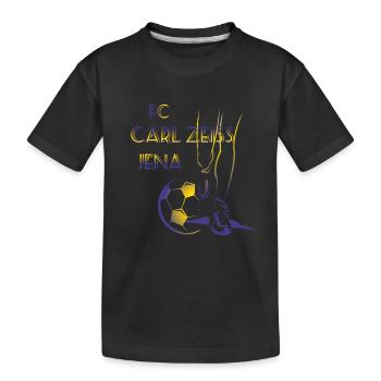 FC Carl Zeiss Jena - T-shirt bio Premium Enfant - noir - Devant