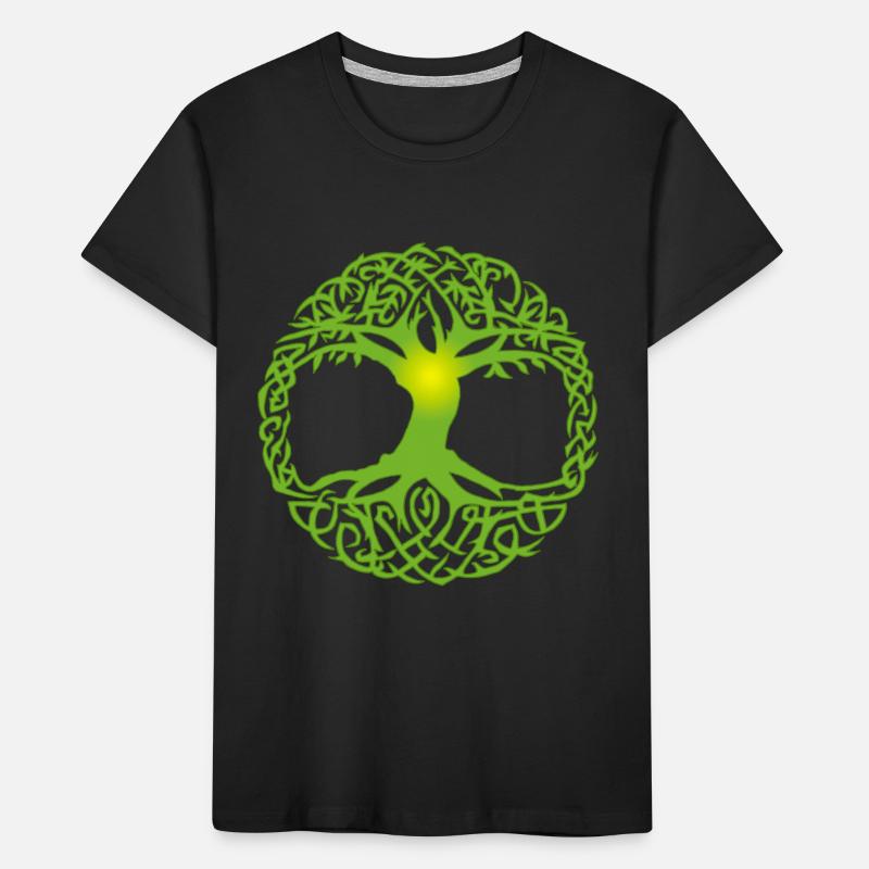 Keltischer Baum Kinder Premium Bio T-Shirt