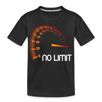 Compteur de vitesse - No Limit - T-shirt bio Premium Enfant - noir - Devant