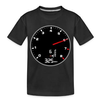 Tacho | No Limit | Speed Race | Racing - Kinder Premium Bio T-Shirt - Schwarz - Vorne