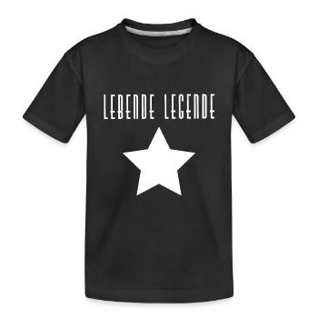 Living legend - Kids' Premium Organic T-Shirt - black - Front