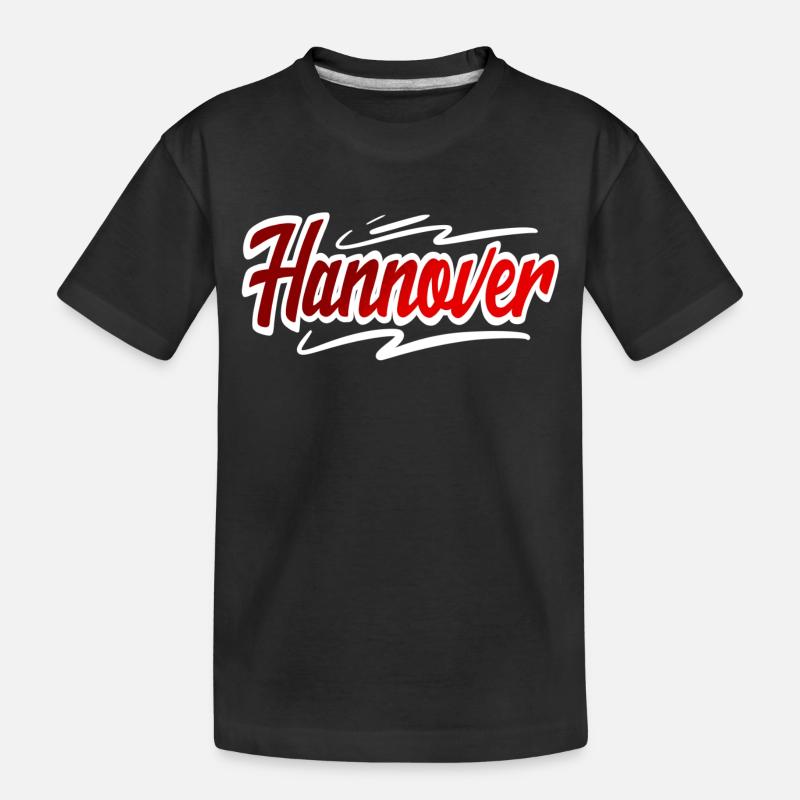 Hannover - Kinder Premium Bio T-Shirt - Schwarz