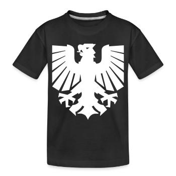 Dortmund - Dortmunder Adler - Kinder Premium Bio T-Shirt - Schwarz - Vorne