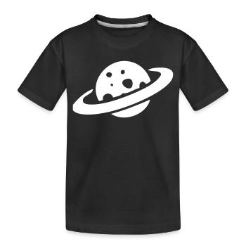 Saturne - T-shirt bio Premium Enfant - noir - Devant