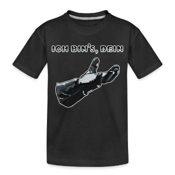 Vatertag - Kinder Premium Bio T-Shirt - Schwarz - Vorne