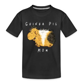 Maman Cochon d'Inde I Maman Cochon D'Inde Mama - T-shirt bio Premium Enfant - noir - Devant