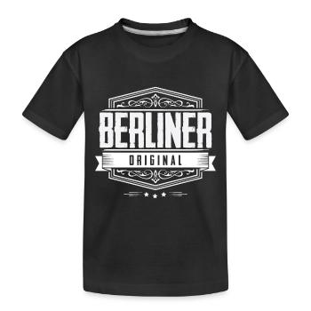 Berliner Original - Berlin - Kids' Premium Organic T-Shirt - black - Front