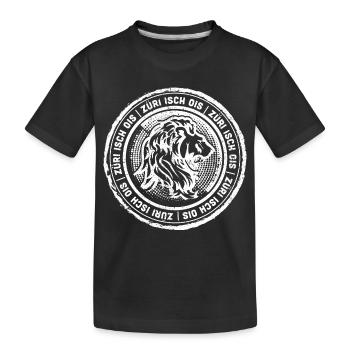 Zürich - Züri isch ois - Kinder Premium Bio T-Shirt - Schwarz - Vorne