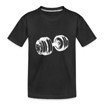 Training - Kinder Premium Bio T-Shirt - Schwarz - Vorne