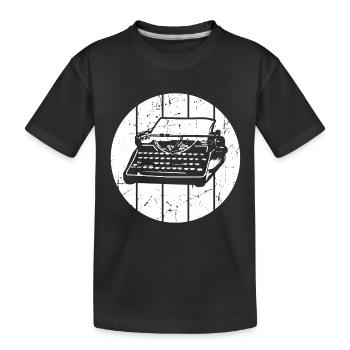 Rétro - T-shirt bio Premium Enfant - noir - Devant