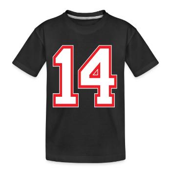 Troy Bolton Ausgabe 14 - Kinder Premium Bio T-Shirt - Schwarz - Vorne