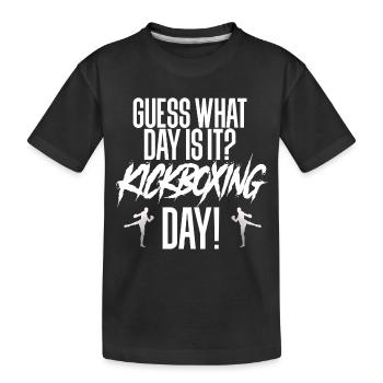 Kickboxing kickboxing - T-shirt bio Premium Enfant - noir - Devant
