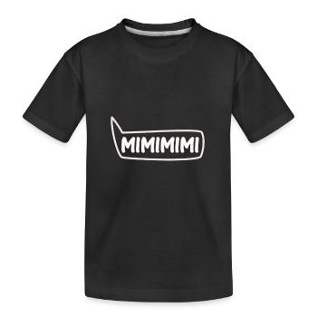 Witzig - Kinder Premium Bio T-Shirt - Schwarz - Vorne