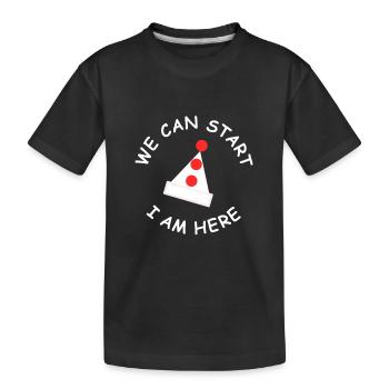 Weihnachts Karneval - Kinder Premium Bio T-Shirt - Schwarz - Vorne