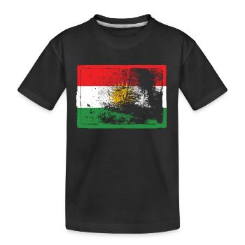 Kurds Kurdistan - Kids' Premium Organic T-Shirt - black - Front
