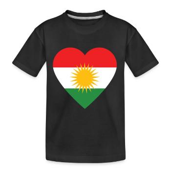 Kurdistan - Kids' Premium Organic T-Shirt - black - Front