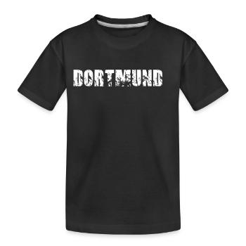 Dortmund - Kinder Premium Bio T-Shirt - Schwarz - Vorne